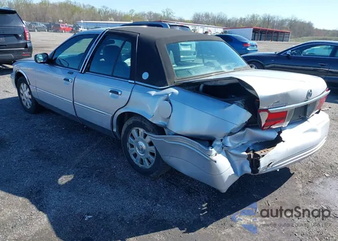 2003 Mercury Grand Marquis Ls from USA, damaged, VIN 2MEFM75W63X635281